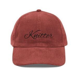 Vintage Corduroy Knitter Cap